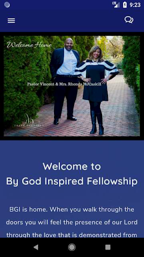 Android application By God Inspired FC screenshort