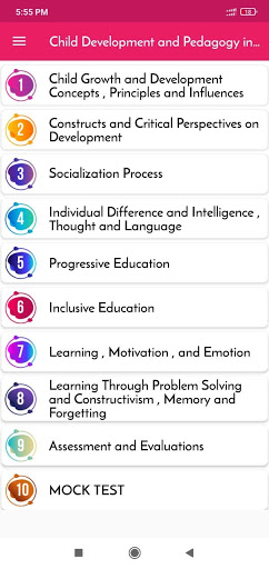 Child Development oR Pedagogy Screen 2