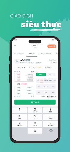 Stock123 - Học & đầu tư CK ảo Screen 2