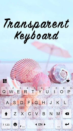 Seashell Transparent Keyboard