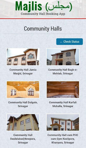 Majlis Community Hall Booking Screen 2