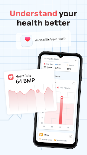 Screenshot of Heart Rate Monitor Plus