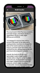 w26 plus smart watch Guide