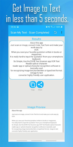 Scan my Text - OCR Text Scanne Screen 3