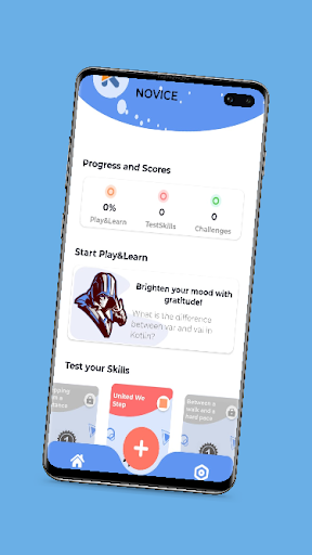 Android application SkillsStrike: Play&Learn Progr screenshort
