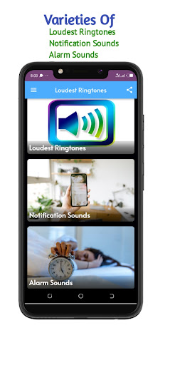 Loudest ringtones Screen 2