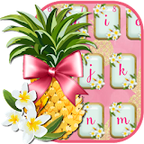 Pink Flamingos Pineapple Keyboard icon