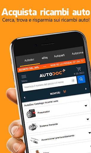Android application Ricambi Auto - Autoparti Itali screenshort