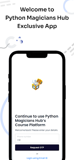 Android application Python Magicians Hub screenshort