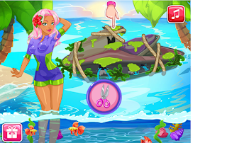 Amandas Ski Jet girly Games - Screenshot 1