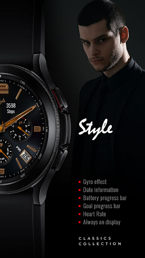 Voron STYLE Analog Watch Face Screen 2