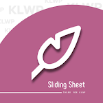Cover Image of Herunterladen Sliding Sheet for KLWP  APK