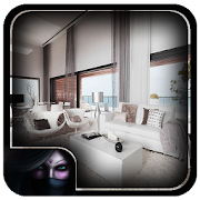 White Leather Living Room Set  Icon