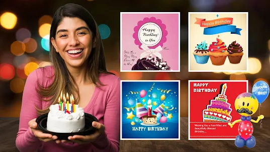 Happy Birthday Cards Collage M