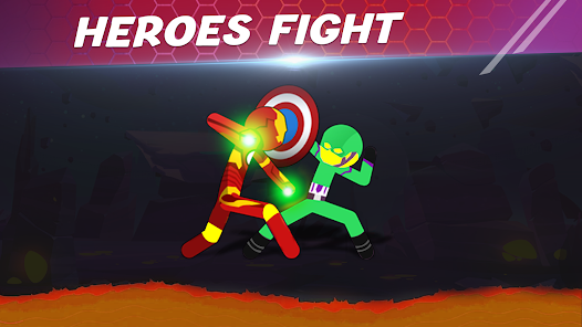 Stick Man Fight Super Battle screenshots 2