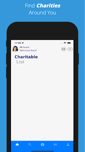 Charitable List Screen 3
