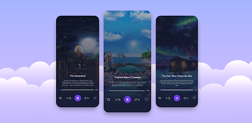 Screenshot of Time to sleep stories