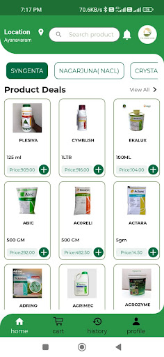 Android application TTS FARM CARE screenshort