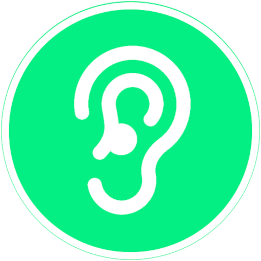 Hearing Aid Ear Sound magnifie logo