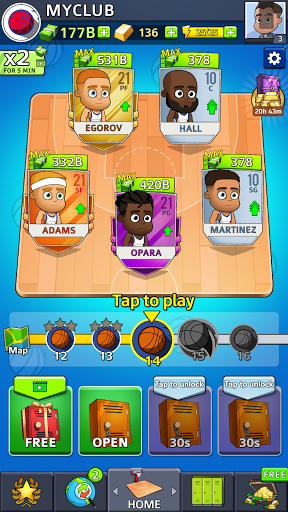 Idle Five Basketball 1.4.2 screenshots 1