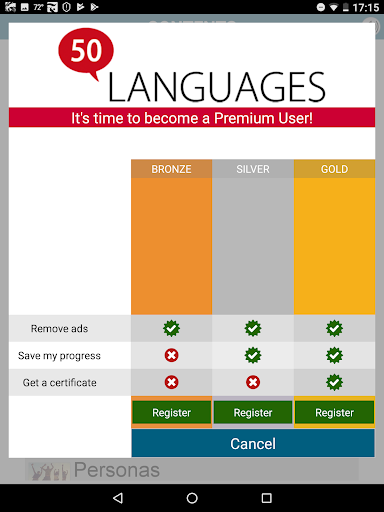 Screenshot of STEPS in 50 languages