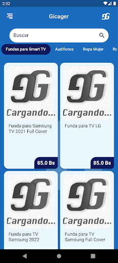 Android application Gicager Store screenshort