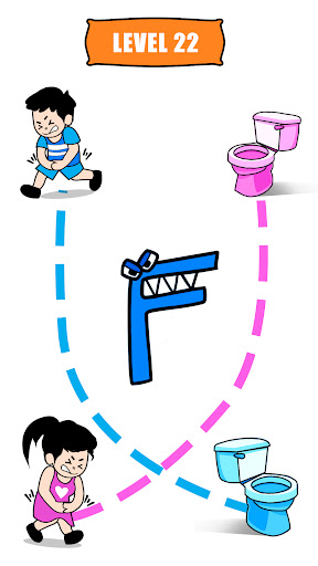 Path To Toilet - Draw The Line Screen 3