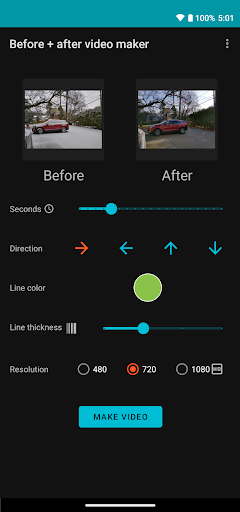Before and After Video Maker Screen 2