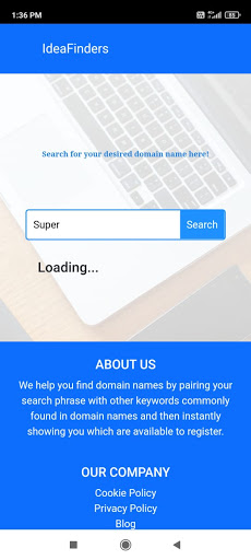 Domain Name Ideas Screenshot 3 - AppWisp.com