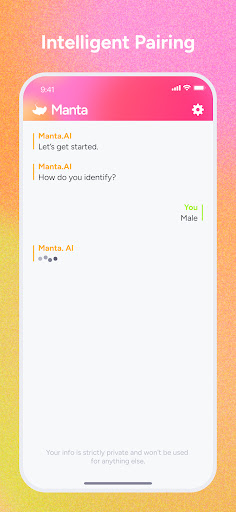 Android application Manta screenshort