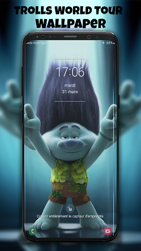 Android application Trolls world tour Wallpaper HD screenshort