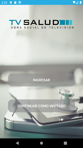 Android application TVSALUD screenshort