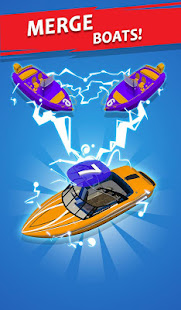 Merge Boat Idle clicker game 1.0 APK + Mod (Unlimited money) for Android