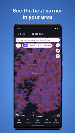 Android application Coverage Map - LTE & 5G Maps screenshort