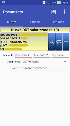 Android application J-Sales screenshort