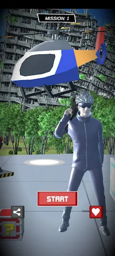 Gojo Copter jujutsu kaisen - Screenshot 1