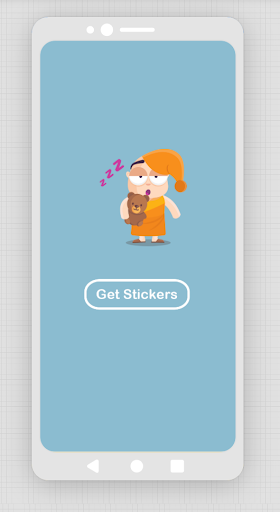 Android application WASticker - Stickers For Monk screenshort