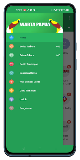 Android application Warta Papua : Media Papua screenshort