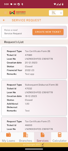 Wonder Home Loan Screen 2