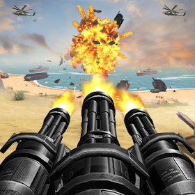 Machine Gun Warship: Gun Games