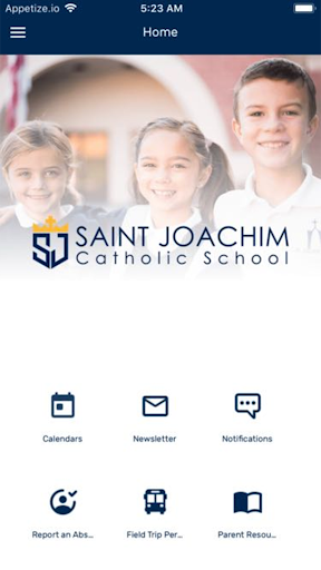 Android application Saint Joachim Catholic School screenshort