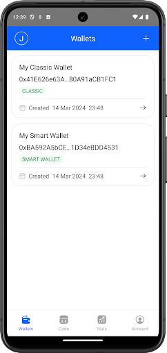 Android application Kriptonio screenshort