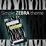 GO SMS Pro Simple Zebra Theme icon
