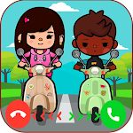 Cover Image of Descargar Call Toca life Fake Chat Video  APK