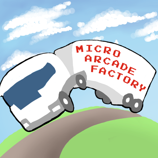 Micro Arcade Factory: 5th year logo