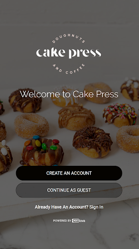 Android application Cake Press screenshort