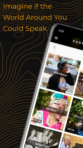 Android application Soundtrails screenshort