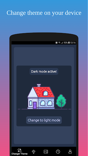 Android application Dark theme screenshort