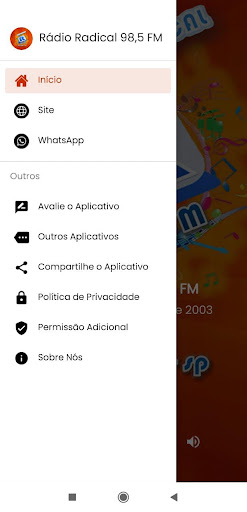 Rádio Radical FM Screen 2