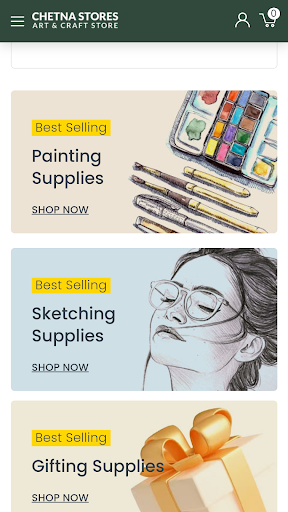 Chetna Stores - Craft Shopping Screen 2